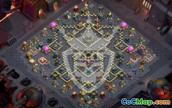 Top Clash of Clans TH17 Base Layouts & Maps #54135