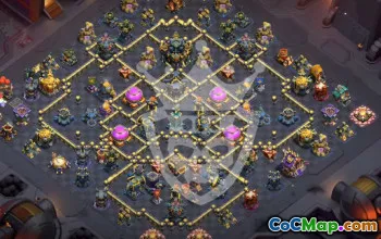 Top Clash of Clans TH17 Base Layouts & Maps #54368