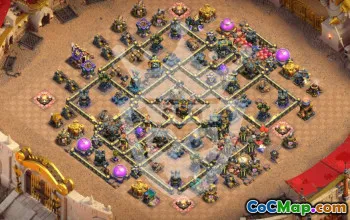 Top Clash of Clans TH17 Base Layouts & Maps #54831