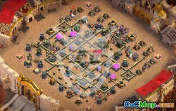 Top Clash of Clans TH17 Base Layouts & Maps #56051
