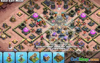 Top Clash of Clans TH17 Base Layouts to Copy #54434