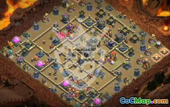 Top Clash of Clans TH17 Base Layouts with Copy Link #56082