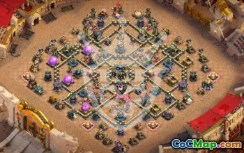 Top Clash of Clans TH17 Base Layouts with Copy Links #56443
