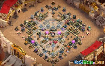 Top Clash of Clans TH17 Base Layouts with Copy Links #56448