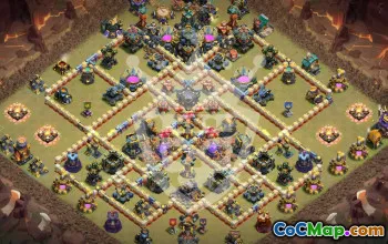 Top Clash of Clans TH17 Base Layouts with Links #54318