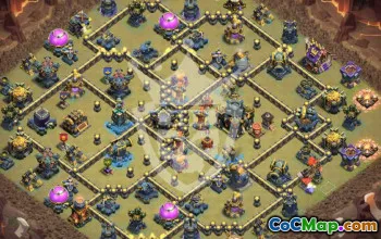 Top Clash of Clans TH17 Base Layouts with Links #55951