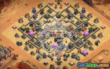 Top Clash of Clans TH17 Base Layouts with Links #56251