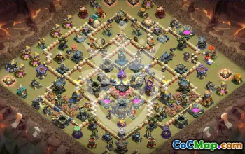 Top Clash of Clans TH17 Base Layouts with Links #56407