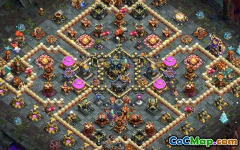 Top Clash of Clans TH17 Base Layouts with Links #57294