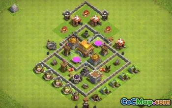 Top Clash of Clans Th5 Bố cục cơ sở: Trang chủ, Chiến tranh & Nông nghiệp #16289