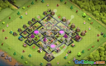 Top Clash of Clans TH8 Base Layouts & Maps #54130