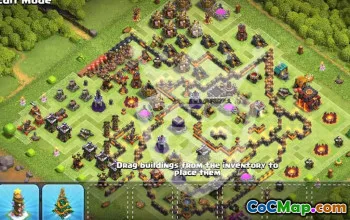 Top Clash of Clans Town Hall 10 Base Layouts #55048