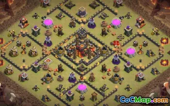 氏族市政厅的顶级冲突10基本布局和地图＃10971