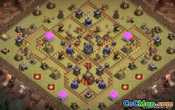 氏族市政厅的顶级冲突10基本布局和地图＃11497