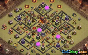 氏族市政厅的顶级冲突10基本布局和地图＃12530