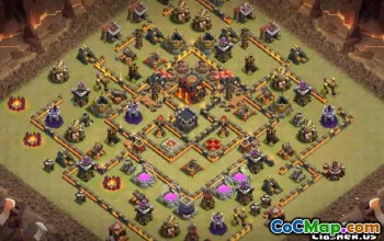 氏族市政厅的顶级冲突10基本布局和地图＃9778