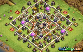 Top Clash of Clans Municipio 11 Layout di base e link #14435
