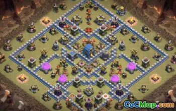 Top Clash of Clans Town Hall 12 Base Layouts and Maps #16625