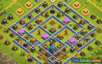 氏族市政厅的顶级冲突12基本布局和地图＃10619