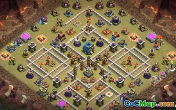 Top Clash of Clans Town Hall 12 Base Layouts & Maps #14324