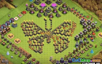 Top Clash of Clans Town Hall 12 Bố cục cơ sở & Bản đồ #14459