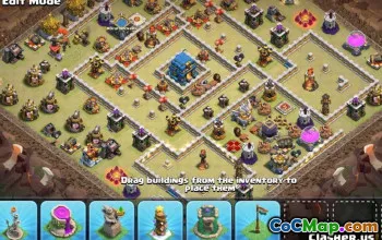 氏族市政厅的顶级冲突12基本布局和地图＃9986