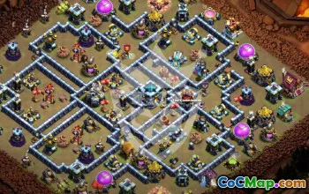 Kopírujte základní rozložení Clash of Clans  Town Hall 13 #54639