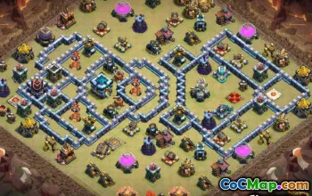 Top Clash of Clans radnice 13 Base Layouts & Maps #13708
