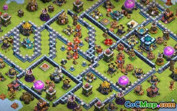 Top Clash of Clans Town Hall 13 Layouts e mapas da base #14933