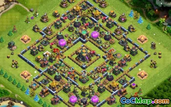 Top Clash of Clans Town Hall 14 Baslayouter och kartor #14971