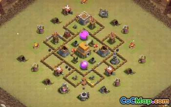 Top Clash of Clans Town Hall 6 Layouts & Maps # 14488
