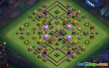 Top Clash of Clans Town Hall 9 Base Base & Maps #15861