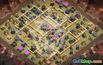 Top Coachable Town Hall 17 Base Layouts #54579