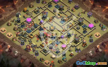 Top CoC Base Layouts for Town Hall 17 #54013