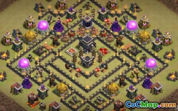Top CoC Base Layouts for Town Hall 9: Maps & Strategies #14777