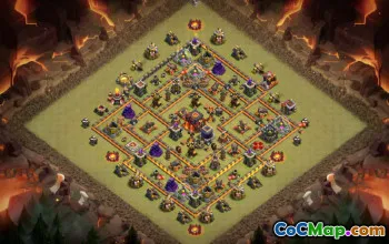 Top CoC Base Layouts: Town Hall 10, War & Trophy Maps #26992