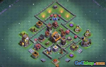 Top CoC Builder Hall 5 Base Layouts for Farming & Trophies #15399