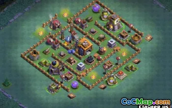 TOP COC Builder Hall 7 Base Layouts & Maps #14040