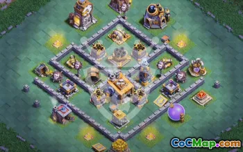 Top CoC Builder Hall 8 Base Layouts #52800
