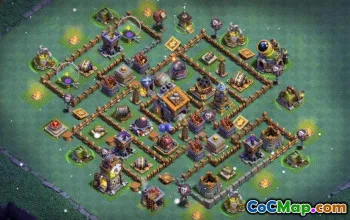 Top Coc Builder Hall 9 Baslayouter: Jordbruk och trofékartor #15055