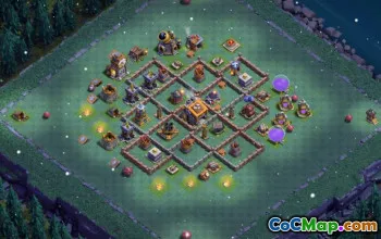 Top Coc Builder Hall 9 Baslayouter för jordbruk och troféer #15694