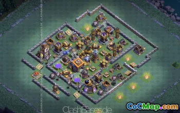 Top CoC Builder Hall 9 Base Layouts for Farming & Trophies #16920