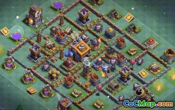 TOP COC Builder Hall 9 Baslayouter - Trophy & Farming Maps #15018