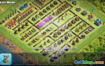 Kopiera Clash of Clans-baser  Town Hall 13 #54725