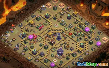 Top CoC TH15 Base Layouts & Maps - Trophy & Home Village #26924