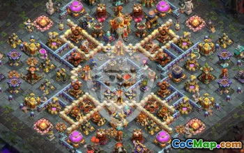 Top CoC TH16 Base Layouts & Copy Links #54667