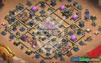 Top CoC TH17 Base Layouts & Map Links #54939