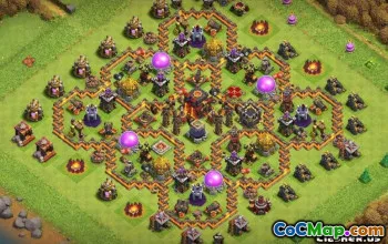 Tata Letak Top Coc Town Balai 10: Hybrid, Farming & Lainnya! #14514
