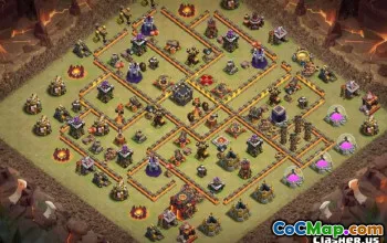 Top Coc Town Hall 10 Layouts & Maps - Clash of Clans #14371