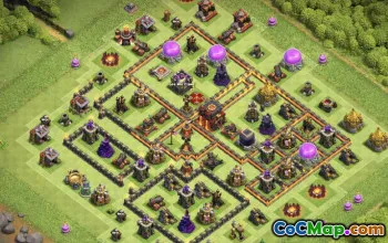 Top Coc Town Hall 10 Layouts & Maps - Kopiuj teraz! #13692